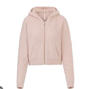 Skims full zip cozy knit jacket in large/xl